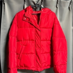 GRL ダウン 赤 アウターの画像