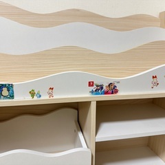 ニトリの絵本ラック本棚の画像