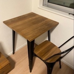 【定価4万円】 Noce テーブル　机　カフェテーブル　イス　セットの画像