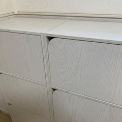 ニトリ　カラーボックス　ホワイトの画像