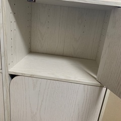 ニトリ　カラーボックス　ホワイトの画像