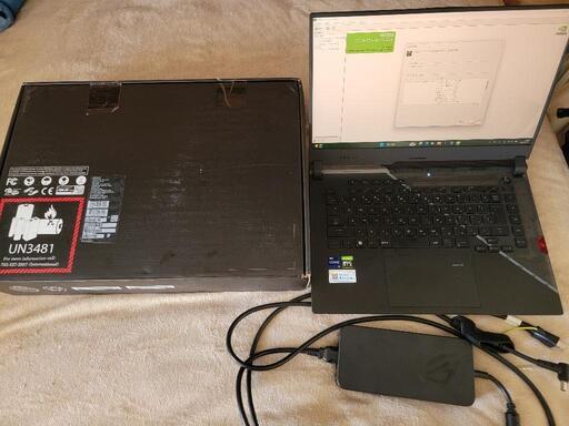 ゲーミングノート i9-12900H 32GB RTX 3080 Ti