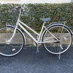 6段変速付きシティサイクル自転車