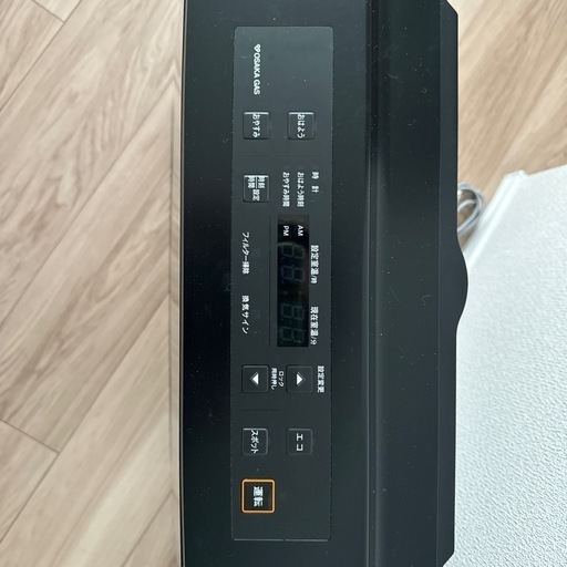 ★美品★大阪ガス　リンナイ　ガスファンヒーター　マットブラック