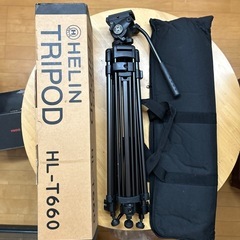 【決まりました】ビデオカメラ用三脚 HELIN HL-T660の画像