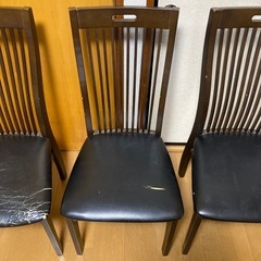 【0円】ダイニングチェア×3 の画像