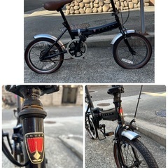 お値下げ！折り畳み自転車　ローバー  ROVER 虫ゴム付き  の画像