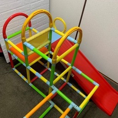 【すべり台付き】ジャングルジム　わんわんとうーたん