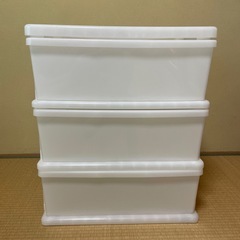 ①カラーボックス 収納ボックス 衣装ケース たんす 3段