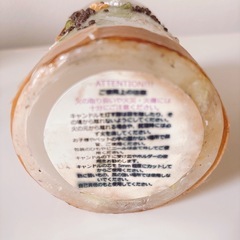 ボタニカルキャンドル フラワーキャンドルの画像