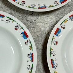 SNOOPY  スヌーピー  カレー皿  3枚  の画像