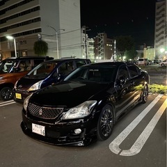 売却済み200クラウン　革シート車検長い