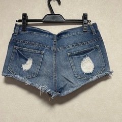 ショーパン　ショートパンツ　デニム　ジーパン　半ズボン　短パン　M レディース　夏の画像