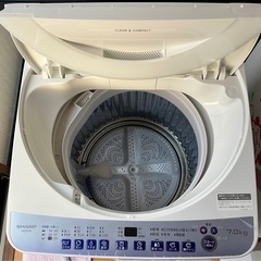 【2023年製】全自動洗濯機【SHARP】の画像