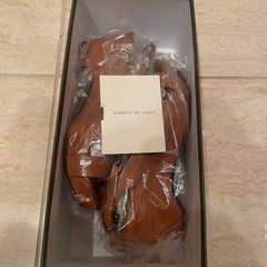 定価約¥50,000　ROBERT DEL CARLO イタリア製　本革ヒールサンダル　の画像