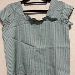 青　ブルー　ターコイズブルー　服　ビスチェ　トップス　可愛い　春　夏　シャツの画像