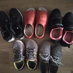 靴5足　22,5と23センチ　中古品