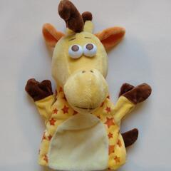 パペット ぬいぐるみ キリン　の画像