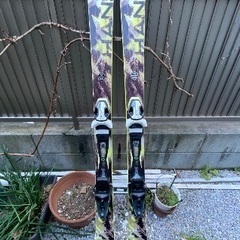 レールシステムビンディング付き　ツインチップスキー　170cm