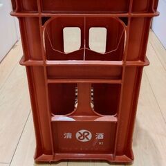 一升瓶　ケース　日本酒　清酒専用通箱　プラスティック箱　コンテナの画像