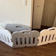 安全柵ベビーフェンス6枚セット（C a r a z）