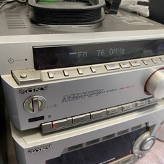 【1/12,13限定値下げ】通電確認済 SONY システムオーディオ DVDプレーヤー カセットテープデッキ コンポの画像