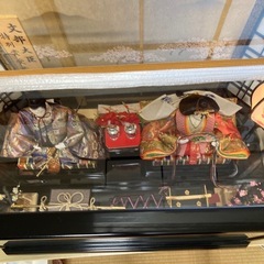 雛人形　親王飾り　ガラスケースの画像