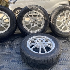 スタッドレスタイヤ付　アルミホイール　195/65Ｒ15 タイヤ...