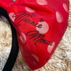 ミニーマウス リボンカチューシャの画像