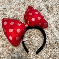 ミニーマウス リボンカチューシャの画像