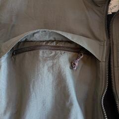 紳士用　カ―キ色リバーシブル  アウターの画像