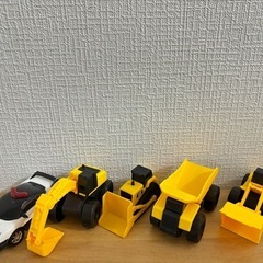 工事車両　パトカー　セット　5台
