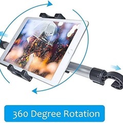 最終値下げ【未使用】ヘッドレストスタンド タブレット ヘッドレスト車載ホルダー 後部座席取付の画像