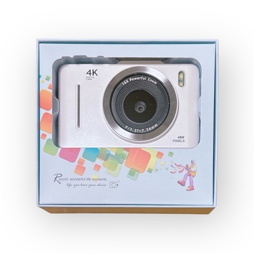新品未使用‼4Kデジタルカメラ コンパクト 6800万画素