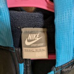 男の子　ナイキ　防寒　ロンパースタイプの画像