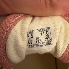 VANS ピンク色　27.5の画像