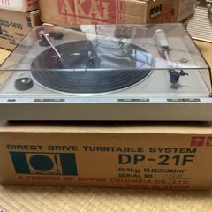 レコードプレーヤ　DENON DP-21F