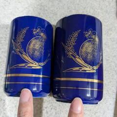 九谷烧 小皿　湯呑みの画像