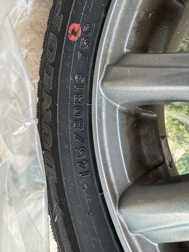 スタッドレス22年　145/80/R13