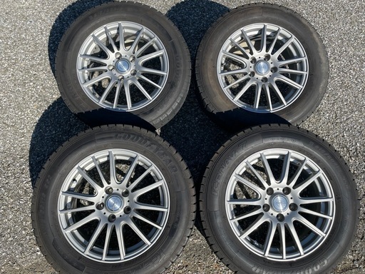 使用2,000km以下！国産スタッドレスタイヤ ホイール4本セット！215/60 16インチ