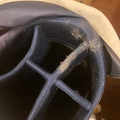 ブランドキャディーバック　白の画像