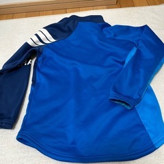 【取引中)ATHLETA ジャージ上下　150サイズ　裏起毛の画像