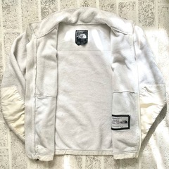 ノースフェイスThe North Face フリース デナリジャケット ホワイトの画像