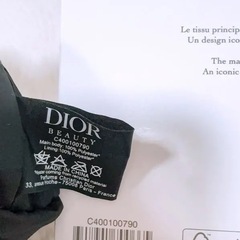 ディオール　ノベルティ　ポーチ　ベロア　ブラック　正規品　箱なしの画像