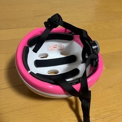 自転車用ヘルメット　女の子　2歳〜　size46〜51㎝　　の画像