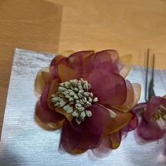 和服用　髪飾りの画像