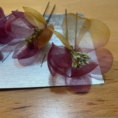 和服用　髪飾りの画像