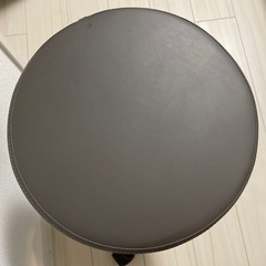 スツール OR グレー エステスツール 高さ約38.5-50.5cm 丸椅子 キャスター 高さ調整の画像