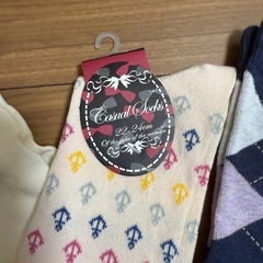 靴下　未使用　22〜24cmの画像
