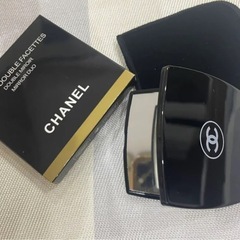 CHANEL シャネル ダブルコンパクト
ミラー ブラック 化粧鏡 新品未使用品の画像